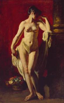 William Etty : Standing Female Nude